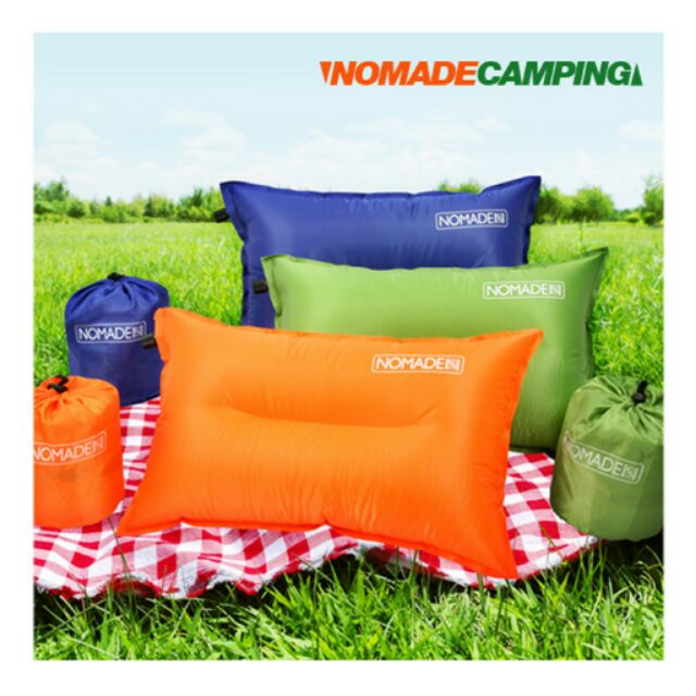 【CAMPSITE】【NOMADE】自動充氣枕