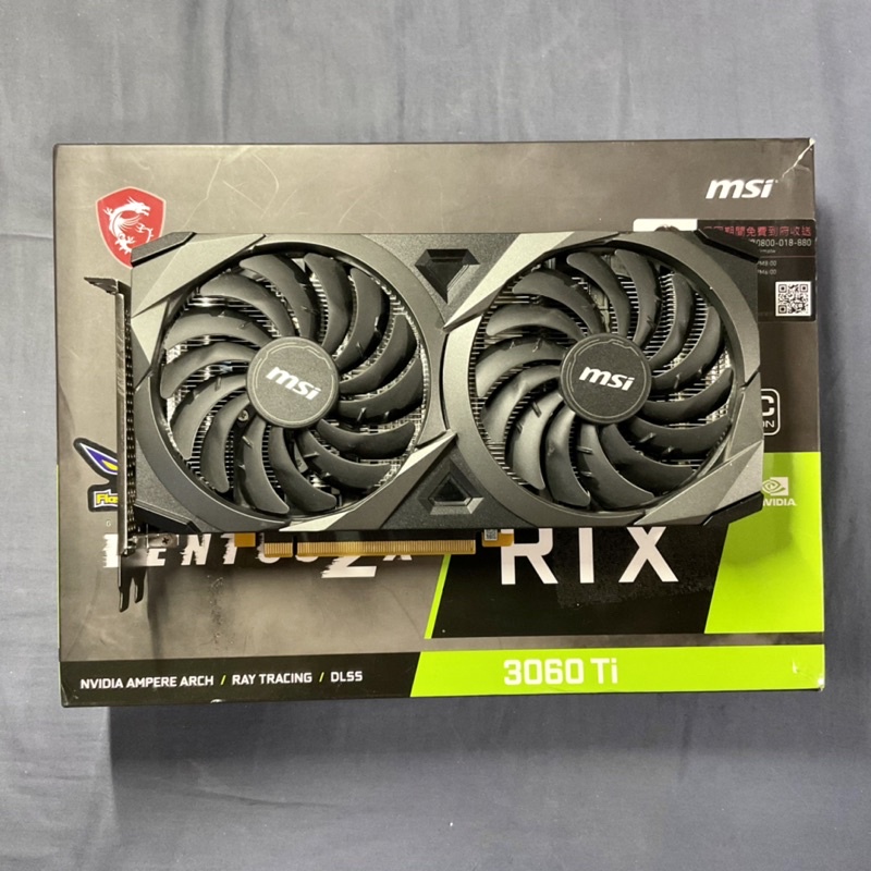 MSI RTX 3060ti Ventus 2X LHR 二手