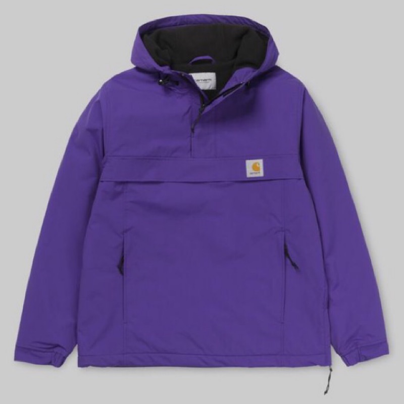 [Leoshie]Carhartt wip Nimbus overhead jacket 衝鋒衣 紫色 秋冬厚款
