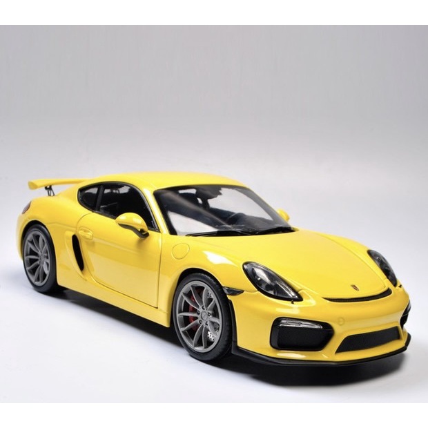 Schuco 1:18 Porsche  Cayman GT4性能跑車黃色