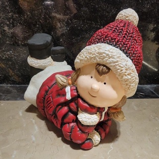 北歐風聖誕紅衣娃娃擺飾