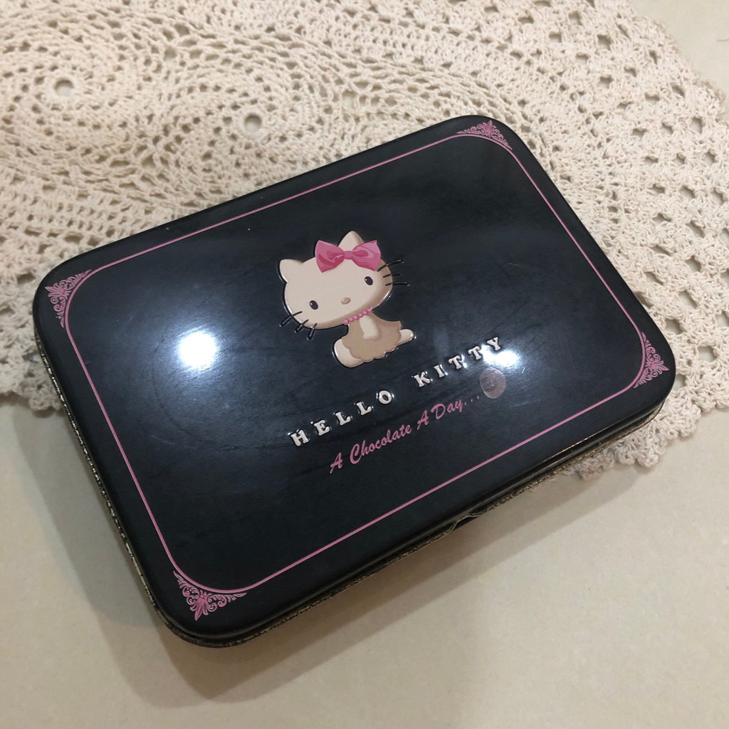 HELLO KITTY 巧克力 空鐵盒