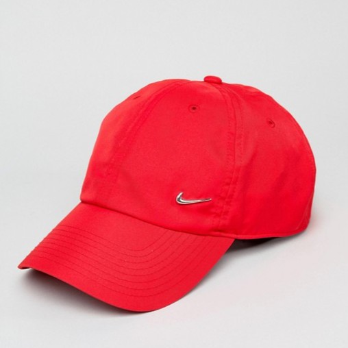 【Footwear Corner 鞋角】Nike Metal Swoosh Red Caps 耐吉金屬立體銀勾 老帽