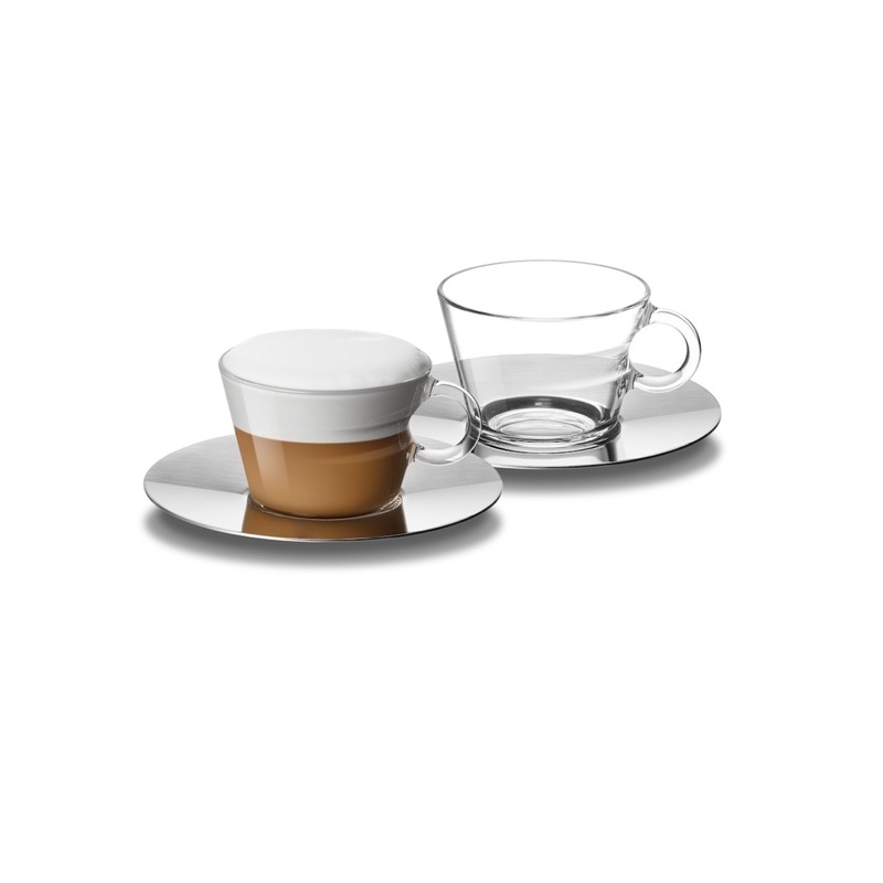 全新 nespresso view cappuccino 杯盤禮盒