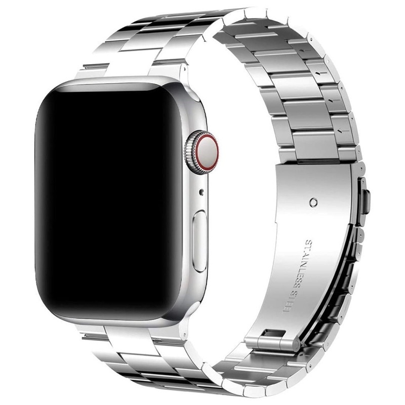 不鏽鋼 金屬錶帶 適用於Apple Watch 7 錶帶 7代 6 5 4 SE 42mm 44mm 45mm 轉賣
