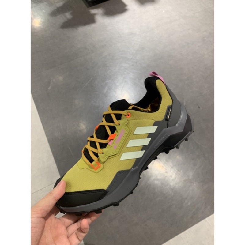  ADIDAS TERREX AX4 GORE-TEX 亞麻綠 馬牌底 防水 男鞋 GZ1724