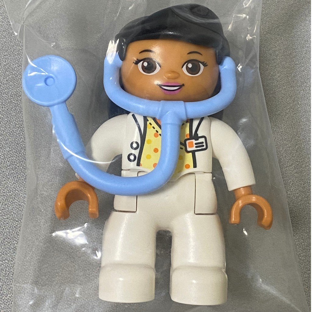 樂高 得寶 人偶 耳掛聽診器 醫生｜LEGO duplo Doctor with Stethoscope