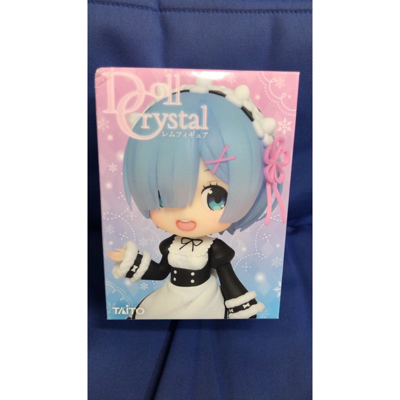 日本正版 TAITO 景品 Re:從零開始的異世界生活 Q版 雷姆 Doll Crystal