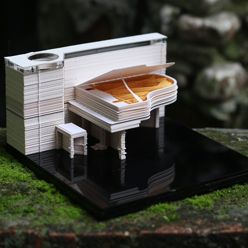 網紅 立體 便簽紙 日本 清水寺 3D 紙雕 建築模型 創意 便利貼 男生 生日禮物 日本建築模型 立體便利貼