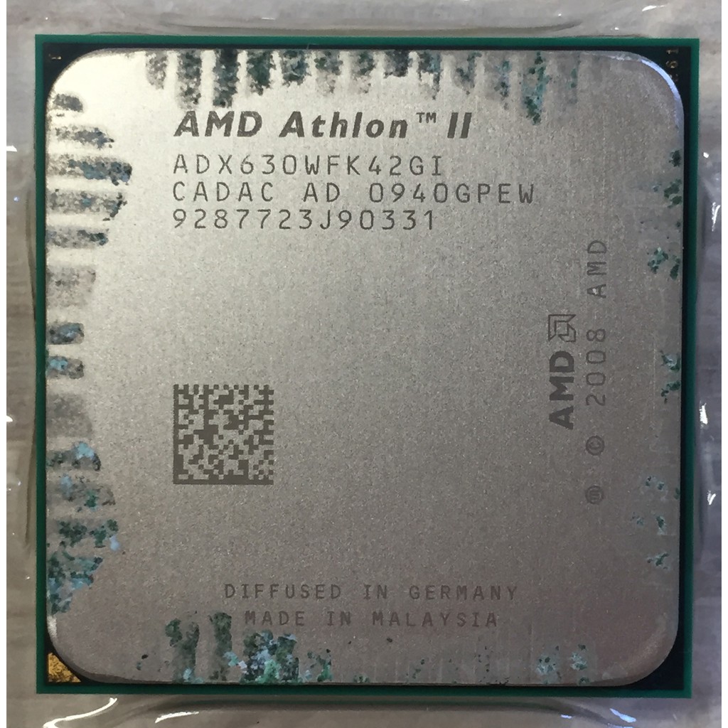 ⭐️【AMD Athlon II X4 630 四核心/2.8 GHz/AM3 腳位】⭐ 正式版/無風扇/個人保固1個月
