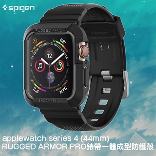 Spigen Apple Watch Series 6/SE (44mm) Rugged Armor Pro-防摔殼 黑