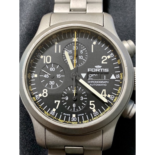 稀有 絕版 FORTIS B-42 Flieger Chronograph 航空計時錶 機械錶 飛行錶 ETA7750