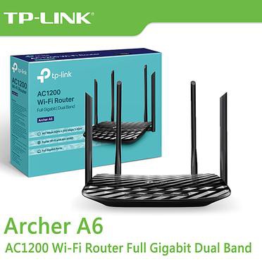 TP-LINK ARCHER A6 AC1200 Gigabit 無線路由器-全新未使用