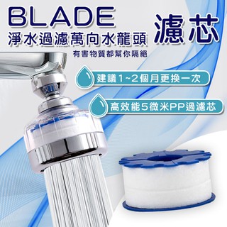 【coni shop】BLADE 淨水過濾萬向水龍頭濾芯 現貨 當天出貨 臺灣公司貨 淨水濾芯 濾芯 花灑器 過濾濾芯