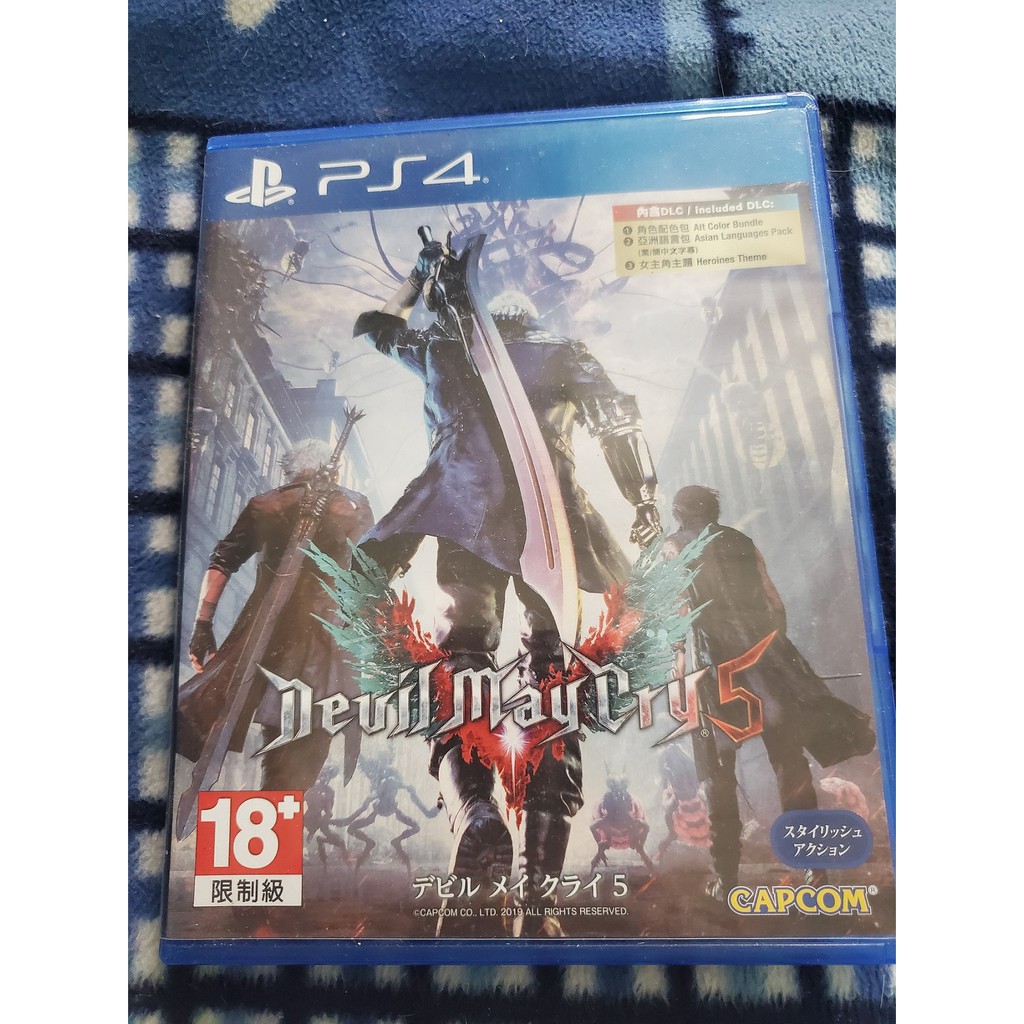 [PS4][惡魔獵人5 Devil May Cry 5][英文版無中文序號][二手9.9新]