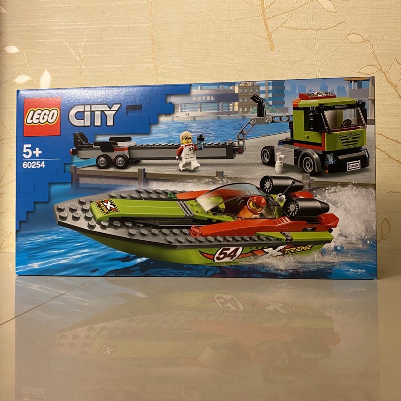 【LETO小舖】樂高 LEGO 60254 CITY系列 賽艇運輸車 全新未拆 現貨