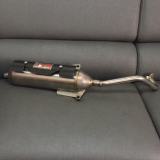 VJR 100/110 白鐵排氣管 靜音回壓設計