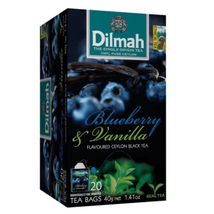 【美食獵人】帝瑪藍莓香草紅茶 藍莓茶 藍莓紅茶 2g*20入 Dilmah