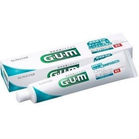 【好厝邊】日本 GUM  預防 護齦 牙周護理牙膏150g- 清爽岩鹽 盒裝 藍色07727
