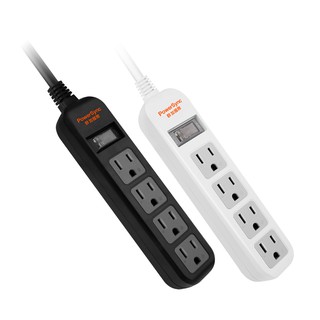 群加 PowerSync 直立式1開4插防雷擊抗搖擺延長線/0.9M/1.2M/臺灣製造