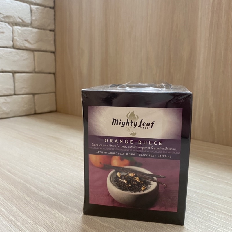 全新未開封 美國品牌 Mighty Leaf Tea Orange Dulce 香橙茉莉 🍊