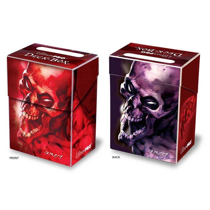 [NA諾亞方舟]Ultra Pro #82100 Skull Red and Purple 彩繪 牌盒