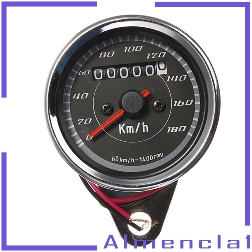 12v摩托車藍色發光二極管速度計里程表多功能儀表0 180千米 H 蝦皮購物