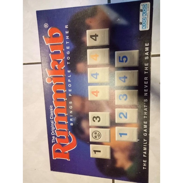 拉密Rummikub公司貨/以色列麻將/兒童邏輯訓練/親子遊戲各剩一盒/低價出清