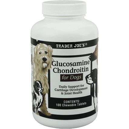 Trader Joe's Glucosamine Chondroitin for Dogs 有機 狗 犬 關節 維骨力