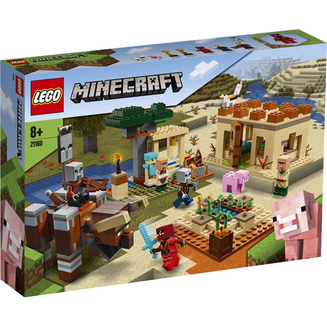 積木樂園 樂高lego Minecraft 創世神掠奪者前哨站 蝦皮購物
