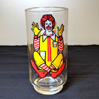 McDonald's U.S.A 麥當勞復古玻璃杯 麥當勞叔叔