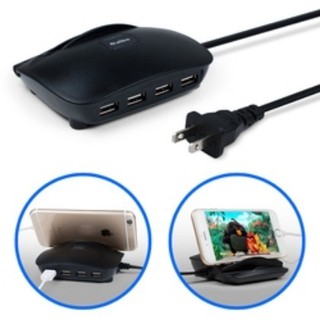 aibo CB-AC-USB-401 USB-401 充電/支架 二合一 4孔USB帶線充電器