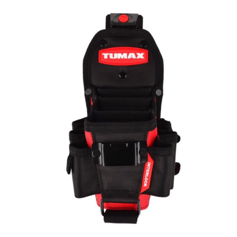 TUMAX 鉗袋 可掛捲尺 捲尺袋 四層 13格 快扣卡扣式 TU152 螺絲起子工具袋 1個