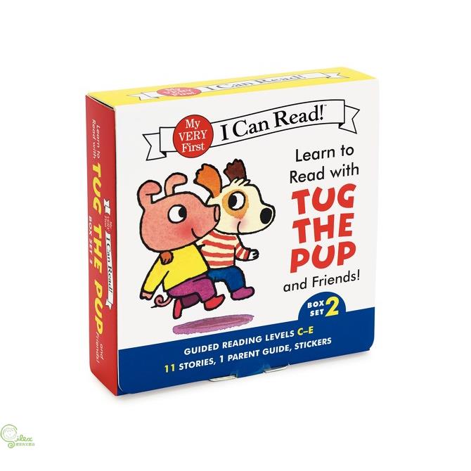 Learn to Read with Tug the Pup and Friends! Box Set 2: Guided Reading Levels C-E