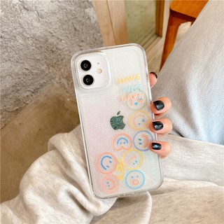笑臉流沙手機殼 流沙殼 I14 iI2 I15 I13 I16 IPHONE16 Iphone手機殼 Q010 【涵貨】