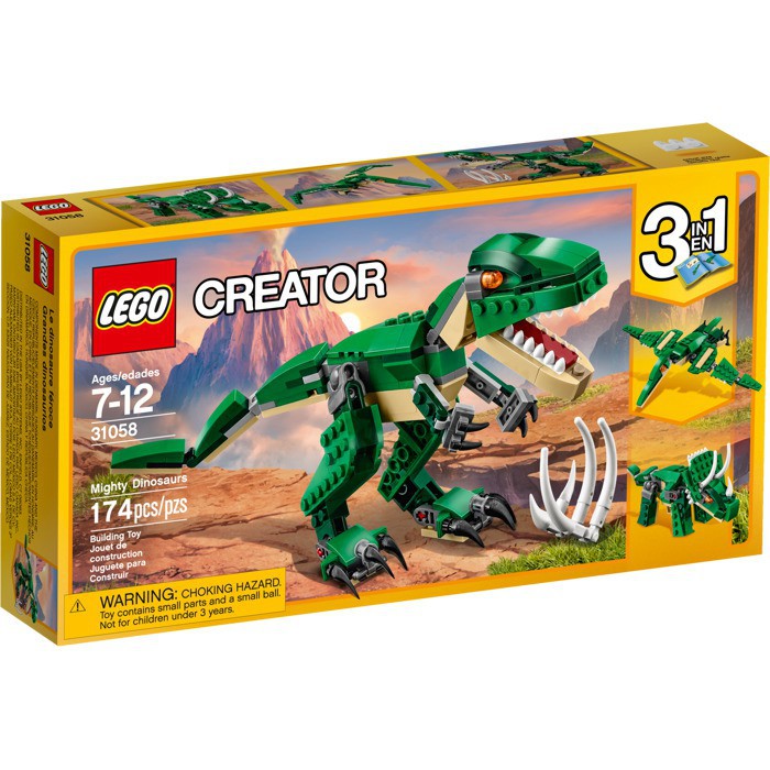 ㊕超級哈爸㊕ LEGO 31058 巨型恐龍 Creator 三合一