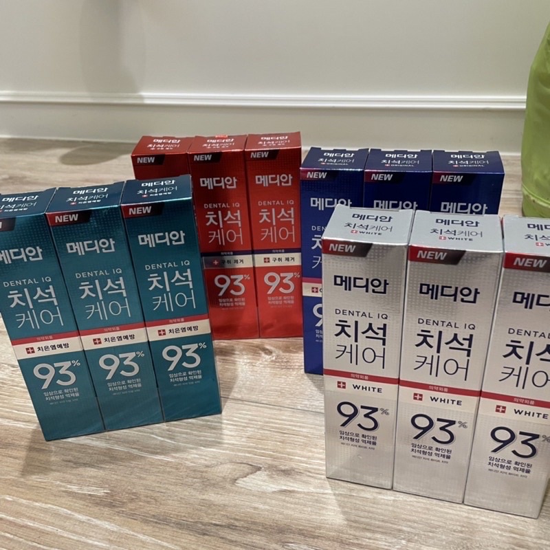 韓國🇰🇷Median93強效淨白去垢牙膏120g
