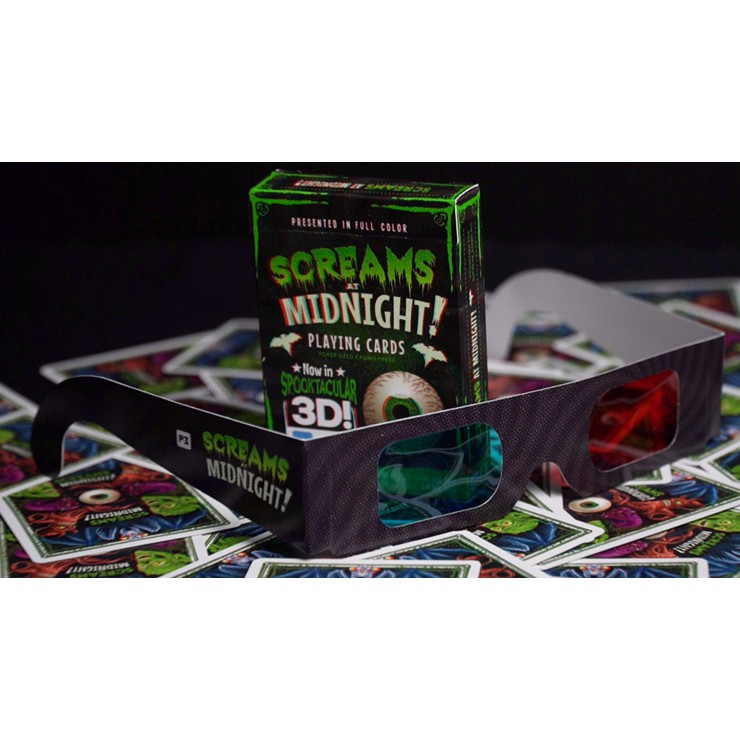 【USPCC撲克】Screams at Midnight 撲克牌 (含3d眼鏡)-S103050705