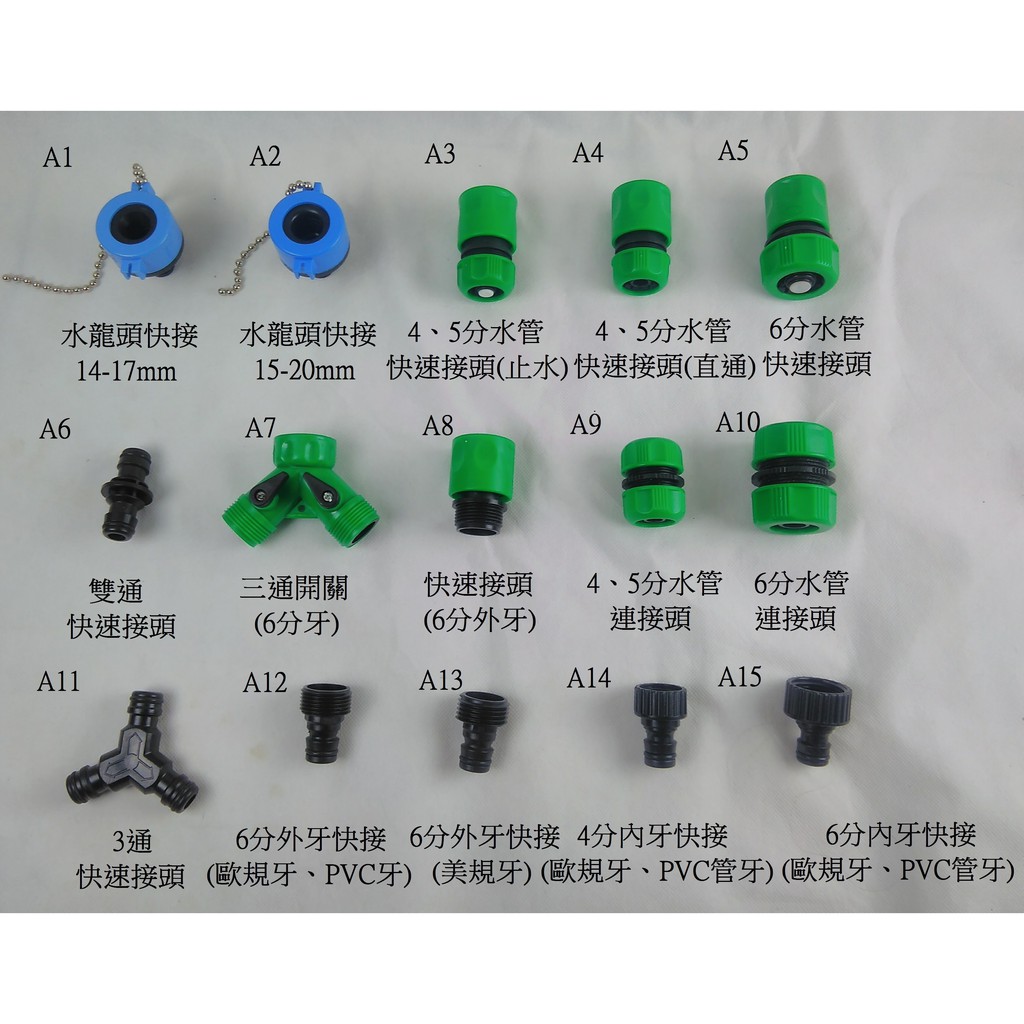 艸衫居 台灣製4分6分水龍頭快速接頭水管轉接頭水管轉接水管快接水管雙接外牙快速接頭內牙快速接頭 蝦皮購物