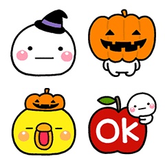 Line日本🇯🇵表情貼∣Shiromaru Halloween