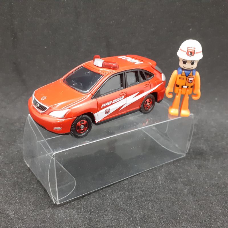 Tomica 絕版HR01 Toyota Harrier+人偶，無吊卡(附膠盒)