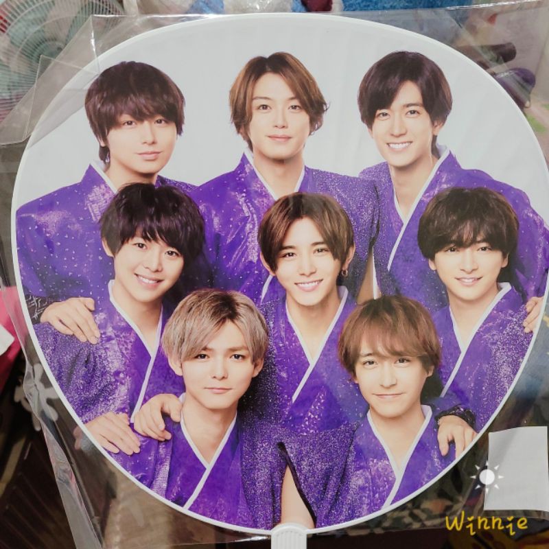 Hey Say Jump 跨年19 團扇 山田涼介知念侑李中島裕翔有岡大貴高木雄也伊野尾慧藪宏太八乙女光 蝦皮購物