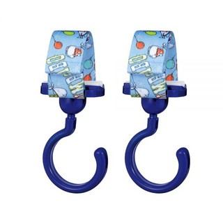 車之嚴選 cars go 汽車用品【BD-804】NAPOLEX Disney 小飛象 360度多功能頭枕掛勾 (2入)