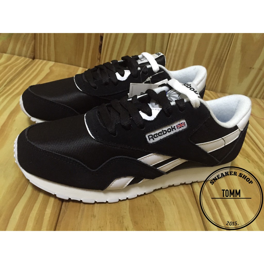 【Tom-m】REEBOK CLASSIC NYLON 黑白 復古 休閒鞋 男女 6604