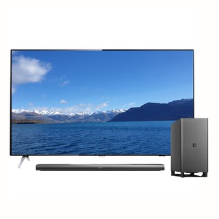 Philips 65吋 4K LED 智慧型顯示器含視訊盒 + 單件式環繞音響 電視 TV 顯示器 螢幕 音響 機上盒