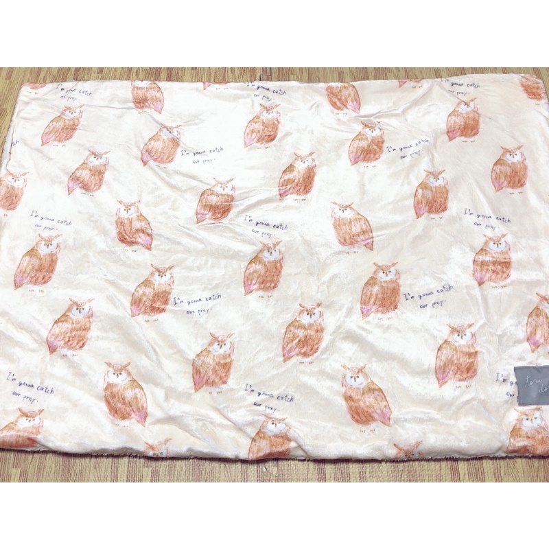 日本限定 貓頭鷹 空調毯 膝蓋毯 毛毯 70*100cm