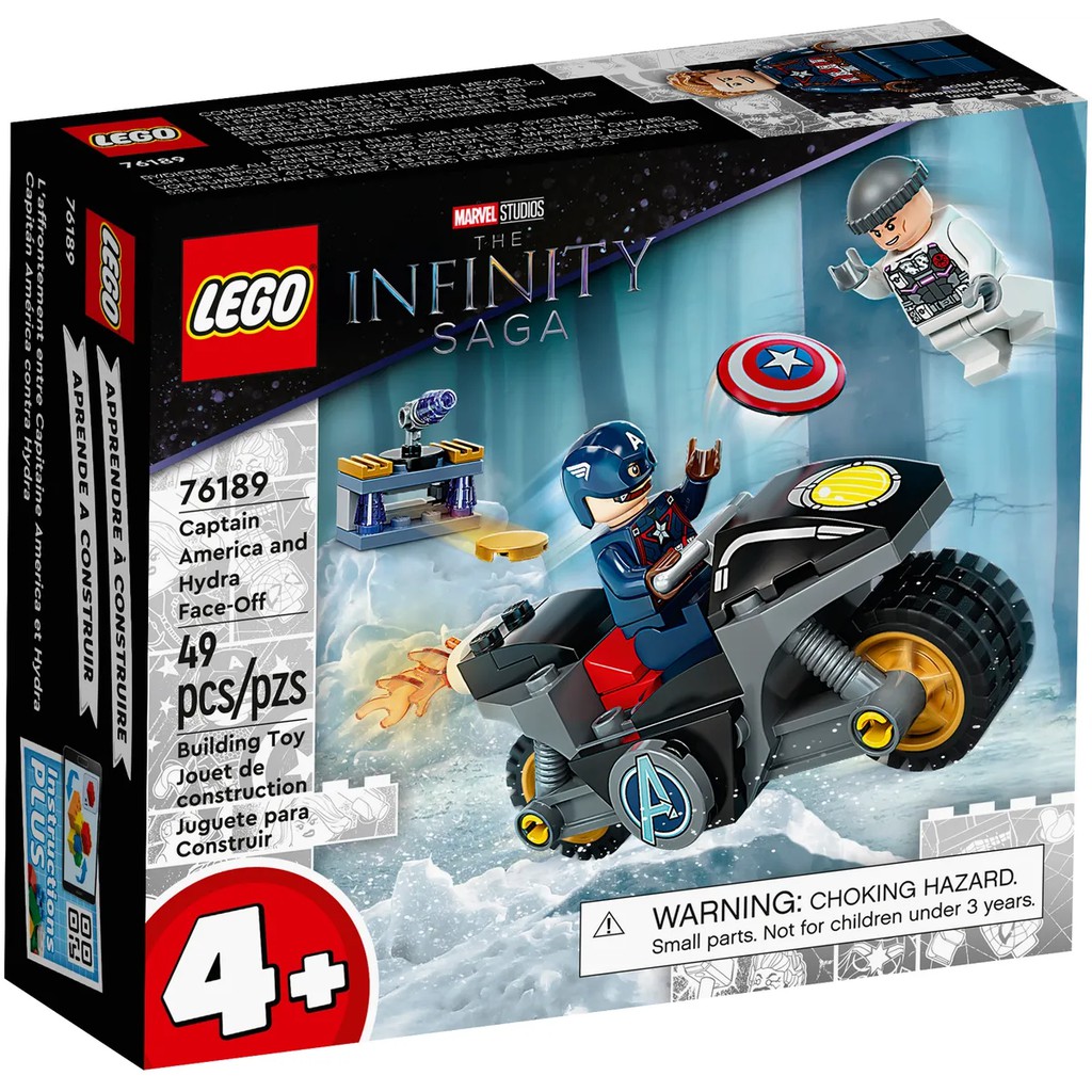 【樂GO】樂高 LEGO 76189 美國隊長與九頭蛇對峙 摩托車 超級英雄系列 積木 人偶 盒組 禮物 原廠正版全新