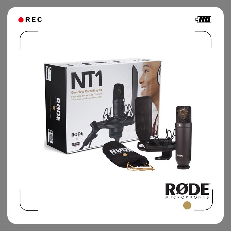 鋇鋇攝影 RODE NT1 KIT 電容麥克風套組 錄音室 附防震架 心型 指向性 公司貨