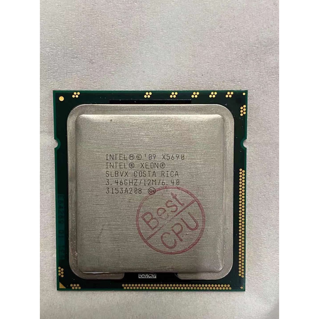 Xeon X58主機板CPU X5680 X5690 1366腳位 桌電CPU INTEL 處理器 桌機CPU