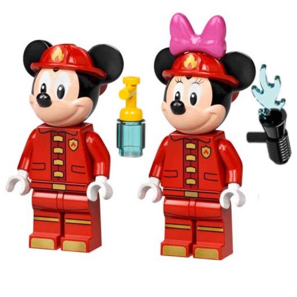 【金磚屋】LEGO 樂高 迪士尼 米老鼠系列 10776 消防米奇+米妮 dis050 dis051 全新已組